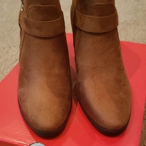 New & never worn.New Directions Cognac Booties